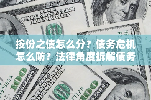 武汉按份之债怎么分？债务危机怎么防？法律角度拆解债务分配与风险自保指南