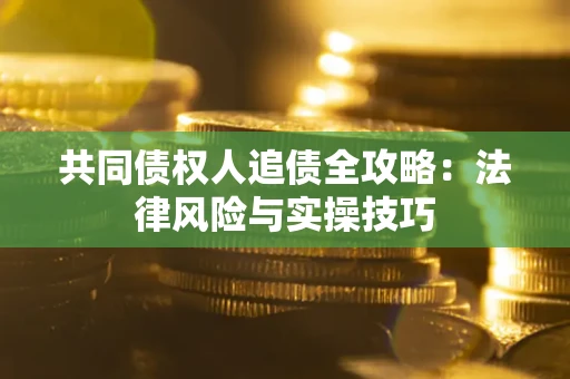 武汉共同债权人追债全攻略：法律风险与实操技巧
