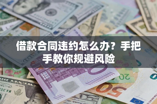武汉借款合同违约怎么办？手把手教你规避风险