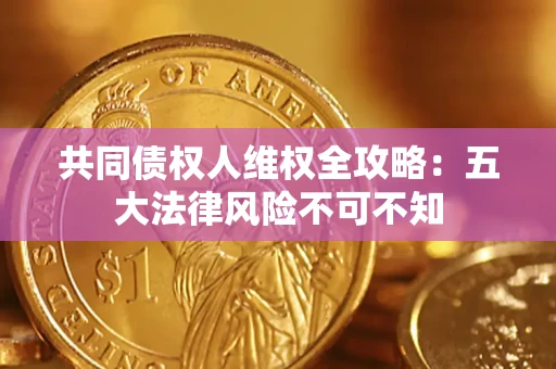 武汉共同债权人维权全攻略：五大法律风险不可不知