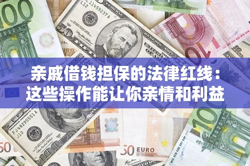 武汉亲戚借钱担保的法律红线：这些操作能让你亲情和利益两不误