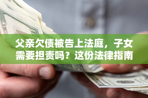 武汉父亲欠债被告上法庭，子女需要担责吗？这份法律指南必须看完