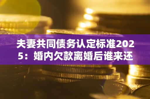 武汉夫妻共同债务认定标准2025:婚内欠款离婚后谁来还? 武汉夫妻共同债务认定标准2025:婚内欠款离婚后谁来还?